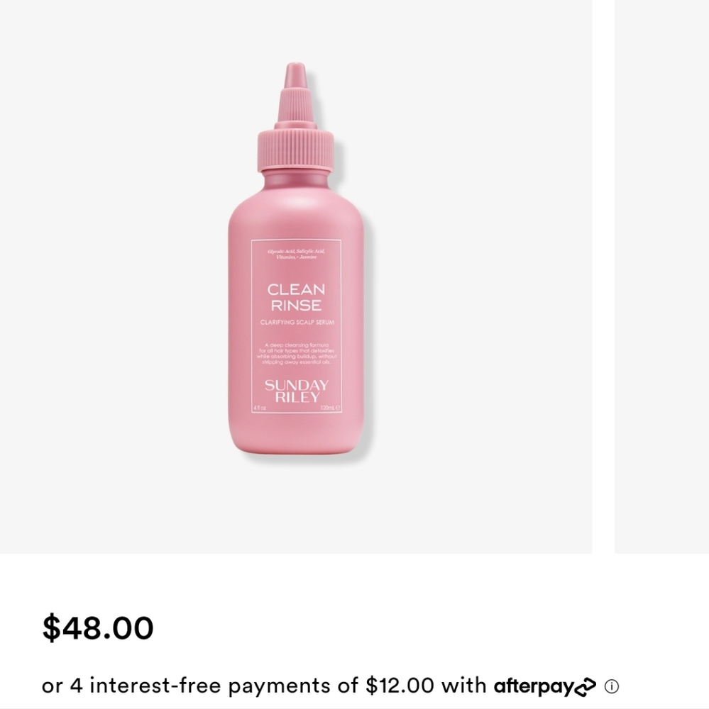 Sunday Riley Clean Rinse Scalp Serum